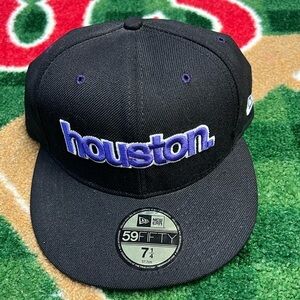 Premium Goods Houston Fitted Hat New Era Size 7 1/4 VNDS! NICE!